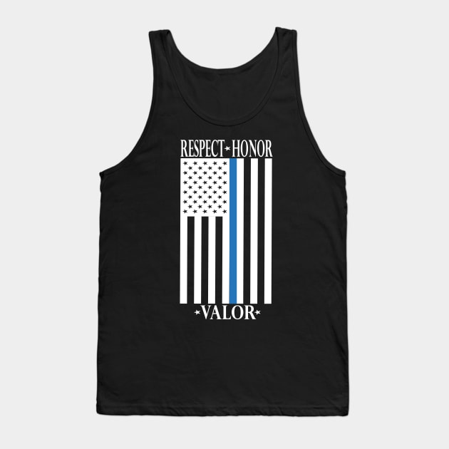 Respect, Law Enforcement 2 Tank Top by weallshineon1234